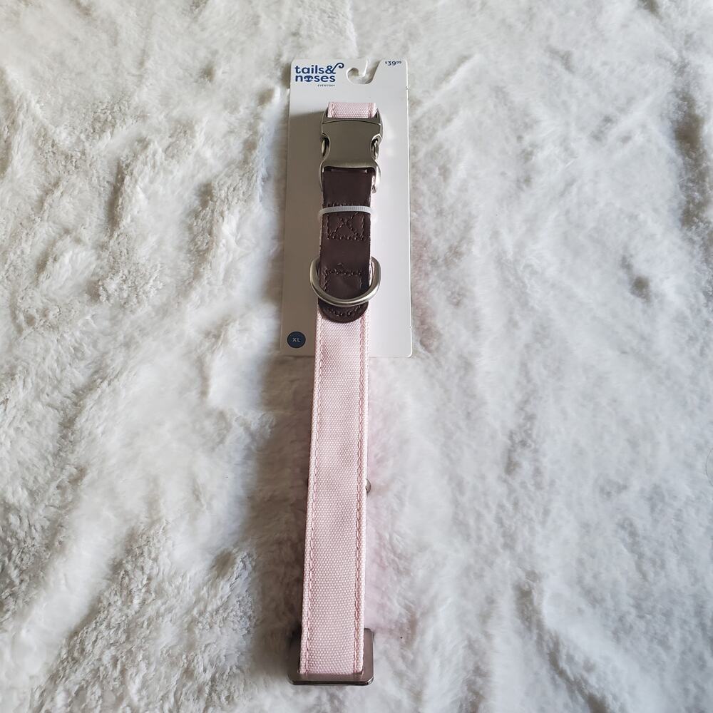 Tails & Noses Dog Collar Pink